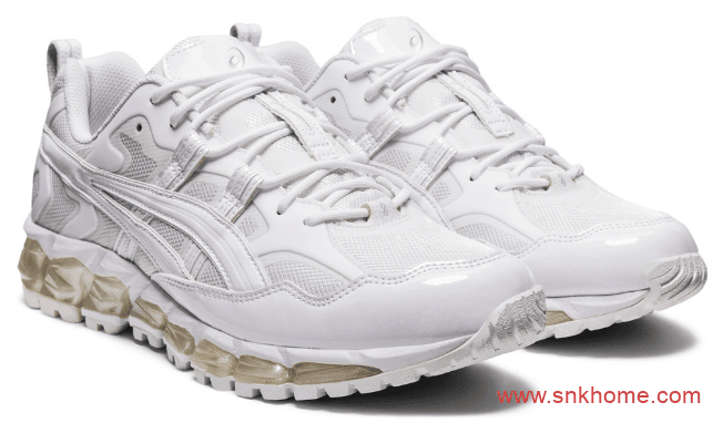 亚瑟士联名款气垫跑鞋 GmbH x ASICS GEL-NANDI 360 亚瑟士小白鞋 货号:1021A415-100/1021A415-401
