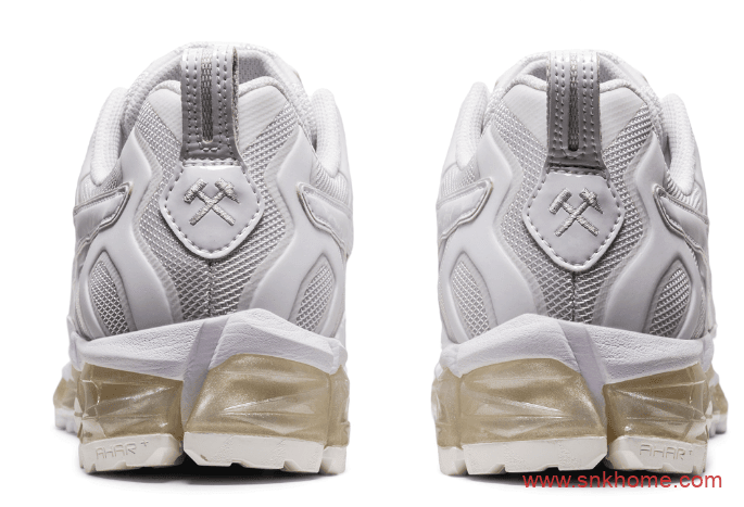 亚瑟士联名款气垫跑鞋 GmbH x ASICS GEL-NANDI 360 亚瑟士小白鞋 货号:1021A415-100/1021A415-401