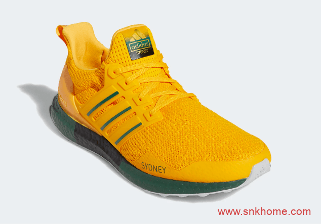 阿迪达斯澳大利亚配色 adidas Ultra Boost DNA “Sydney” 阿迪达斯城市限定黄绿配色发售日期 货号:FY2897