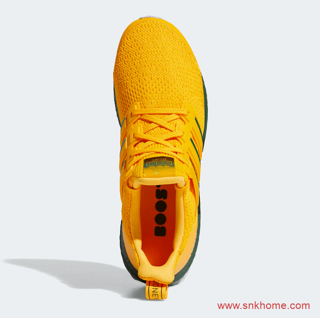 阿迪达斯澳大利亚配色 adidas Ultra Boost DNA “Sydney” 阿迪达斯城市限定黄绿配色发售日期 货号:FY2897