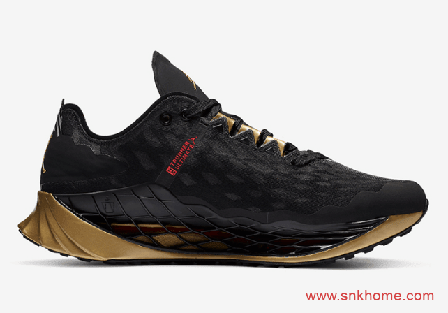 乔丹黑金跑鞋 Jordan Trunner Advance 乔丹网眼透气跑鞋全新配色 货号:CJ1495-007