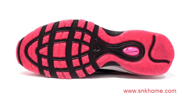 耐克MAX97子弹新万花筒 Nike WMNS Air Max 97 LX 耐克子弹桃粉色女子气垫跑鞋发售日期 货号：CV3411-600