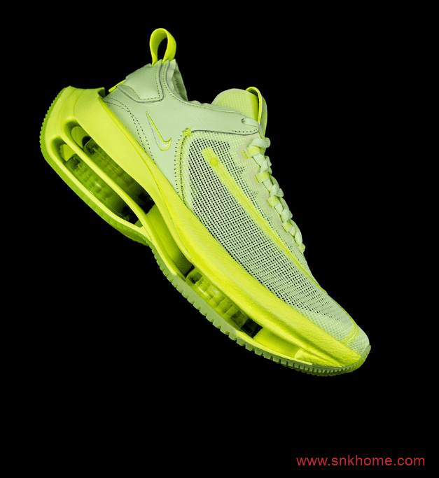 耐克八块气垫 耐克双层气垫 Nike Zoom Double Stacked 耐克顶级神鞋荧光绿跑鞋发售日期 货号:CI0804-700 / CI0804-001