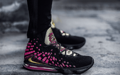 周杰伦同款球鞋 Nike LeBron 17 “Courage” 詹姆斯十七代中国风篮球鞋发售价格 货号：CD5054-001
