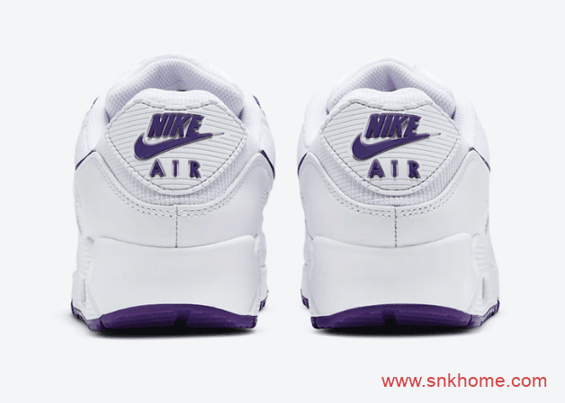 全新配色耐克MAX90恶人紫配色 Nike Air Max 90 “Court Purple” 耐克气垫小白鞋官图 货号：CT1028-100