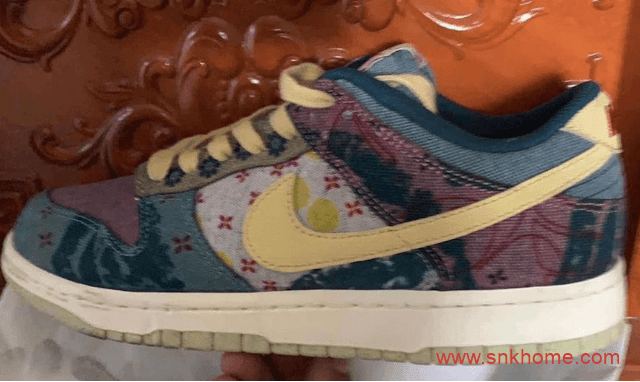 耐克Dunk水洗做旧 Nike Dunk Low SP “Lemon Wash” 耐克Dunk牛仔多色拼接发售日期 货号:CZ9747-900