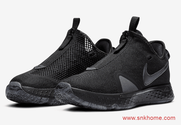 保罗乔治四代战靴 Nike PG 4 “Triple Black” 耐克PG4黑魂配色发售日期 货号:CD5082-005