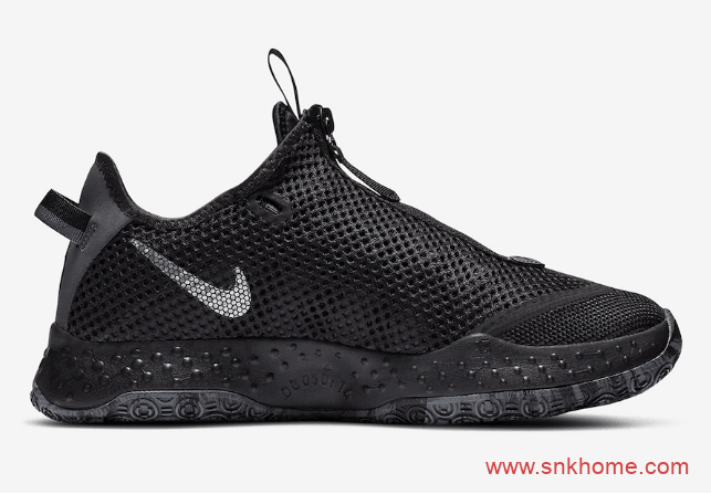 保罗乔治四代战靴 Nike PG 4 “Triple Black” 耐克PG4黑魂配色发售日期 货号:CD5082-005