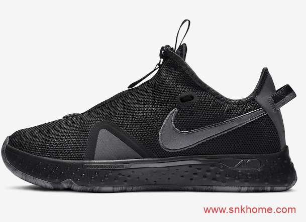 保罗乔治四代战靴 Nike PG 4 “Triple Black” 耐克PG4黑魂配色发售日期 货号:CD5082-005