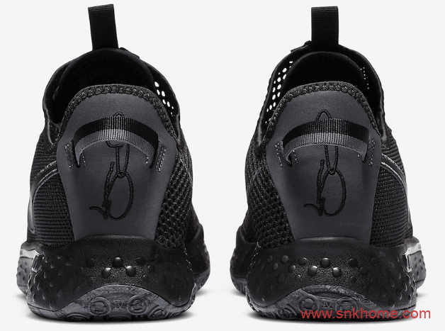 保罗乔治四代战靴 Nike PG 4 “Triple Black” 耐克PG4黑魂配色发售日期 货号:CD5082-005