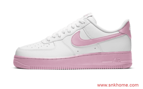 草莓味耐克空军新配色 NIKE Air Force 1 Low 空军一号白粉色小姐姐专属配色