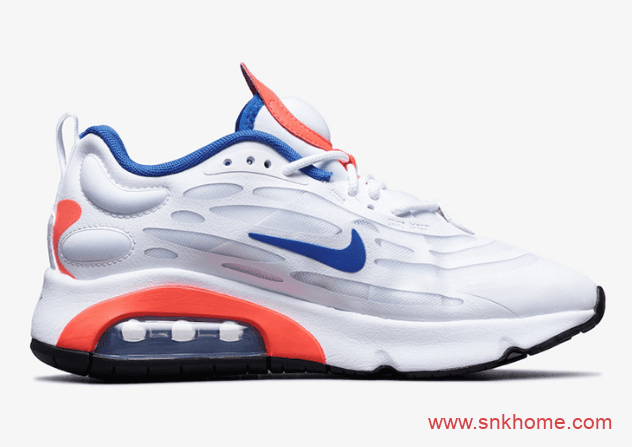 耐克小白鞋气垫 NIKE Air Max Exosense 白蓝粉气垫跑鞋发售日期 货号：CK6922-100