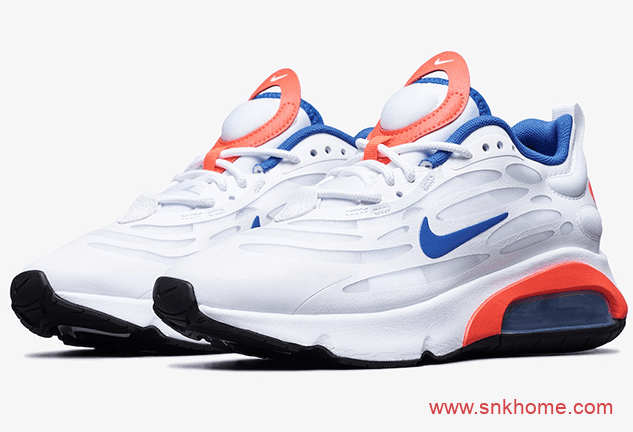 耐克小白鞋气垫 NIKE Air Max Exosense 白蓝粉气垫跑鞋发售日期 货号：CK6922-100
