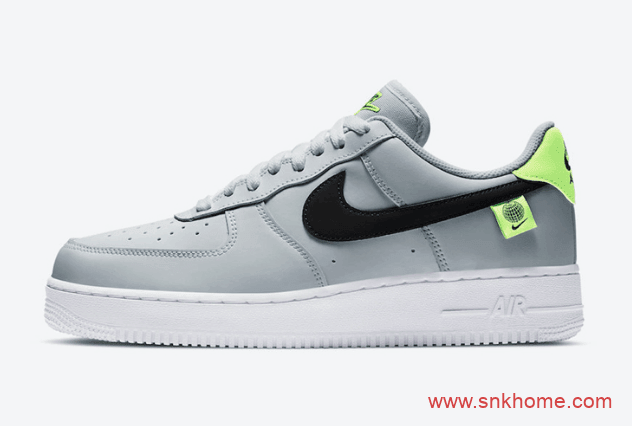 低帮空军灰绿配色 Nike Air Force 1 Low “Worldwide” 清爽夏天空军灰绿官图曝光 货号:CK7648-002