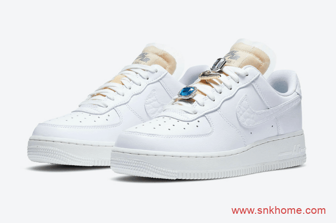 耐克空军宝石装扮 Nike Air Force 1 ’07 LX 空军小白鞋宝石低帮发售日期 货号:CZ8101-100