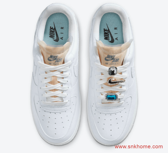 耐克空军宝石装扮 Nike Air Force 1 ’07 LX 空军小白鞋宝石低帮发售日期 货号:CZ8101-100