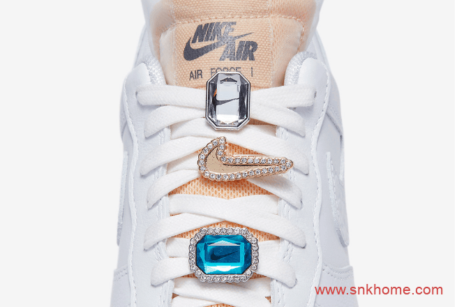 耐克空军宝石装扮 Nike Air Force 1 ’07 LX 空军小白鞋宝石低帮发售日期 货号:CZ8101-100