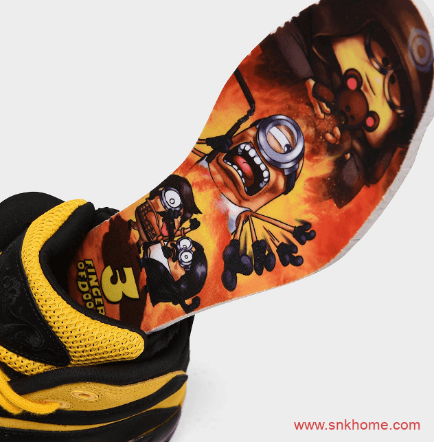 奥尼尔年轮球鞋李小龙配色 Reebok Shaqnosis “Shaq Fu” 锐步黑黄实战篮球鞋发售日期 货号:FX3343