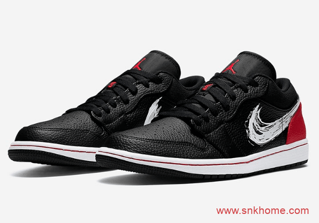 手绘涂鸦AJ1中帮新配色 Air Jordan 1 Low SE 货号:DA4659-001