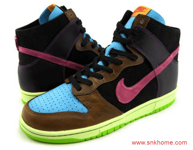 AJ1高帮调色盘 Air Jordan 1 “Bio Hack” AJ1棕黑蓝绿拼接配色发售日期 货号:555555-201