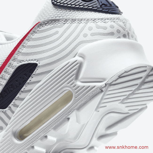 全新配色Nike Air Max 90 “Euro Tour” 耐克MAX90反光斑马纹太好看 货号:CT1028-100