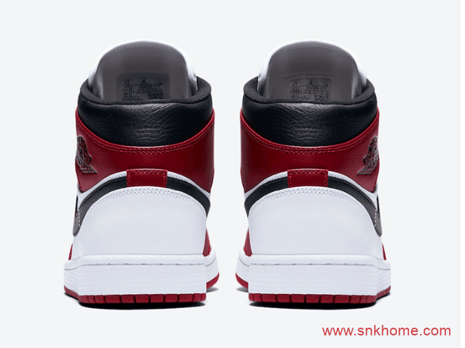 白红AJ1中帮小芝加哥 Air Jordan 1 Mid “Chicago” 官图释出 货号:554724-173