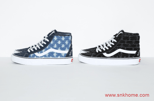 万斯经典高低帮SUP联名 Supreme x Vans “Hole Punch Denim”已经发售