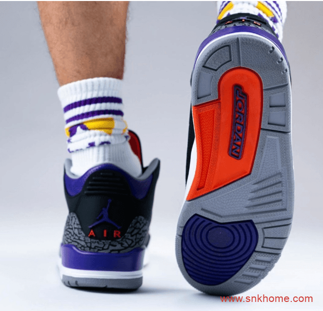 AJ3实战篮球鞋 Air Jordan 3 “Court Purple” AJ3黑紫为何取消发售 货号:CT8532-050
