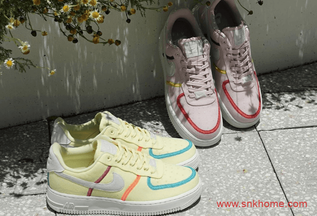 Nike Air Force 1 Low “Life Lime” 耐克空军帆布鞋粉色与黄色即将发售 货号:CK6572-600 / CK6572-700