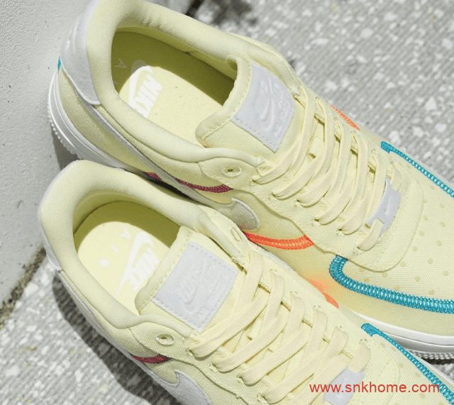 Nike Air Force 1 Low “Life Lime” 耐克空军帆布鞋粉色与黄色即将发售 货号:CK6572-600 / CK6572-700