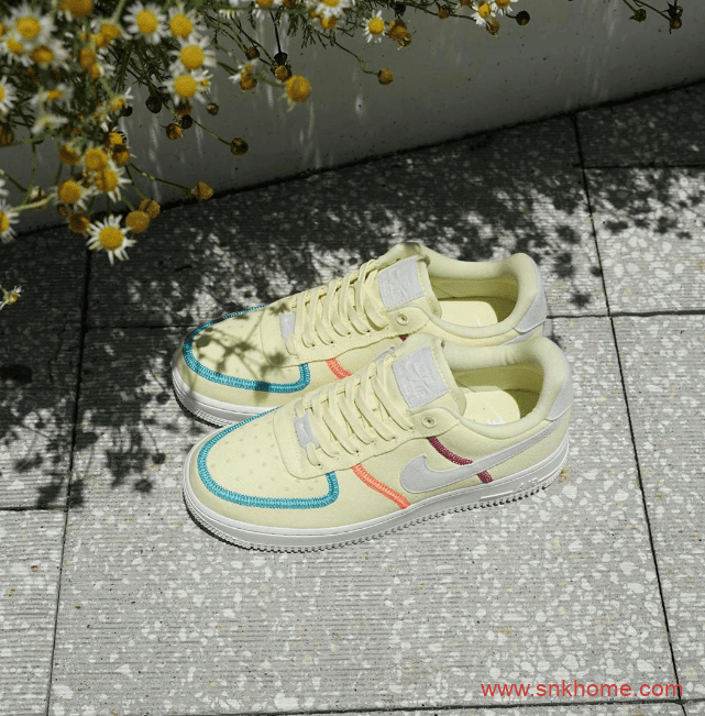Nike Air Force 1 Low “Life Lime” 耐克空军帆布鞋粉色与黄色即将发售 货号:CK6572-600 / CK6572-700