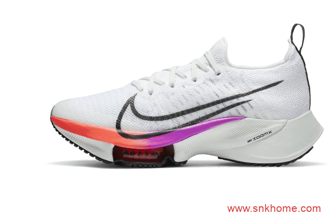 耐克破2神鞋训练版 Nike Air Zoom Tempo Next% 耐克马拉松真碳前掌气垫跑鞋灰白配色发售日期 货号：CI9923-100