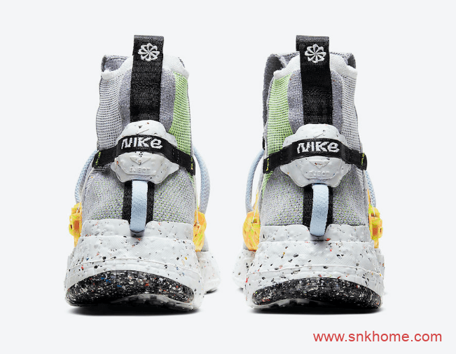 耐克环保主题灰色跑鞋第二波配色 Space Hippie 01 “Volt” 酷似耐克火星鞋3.0 货号:CQ3986-002