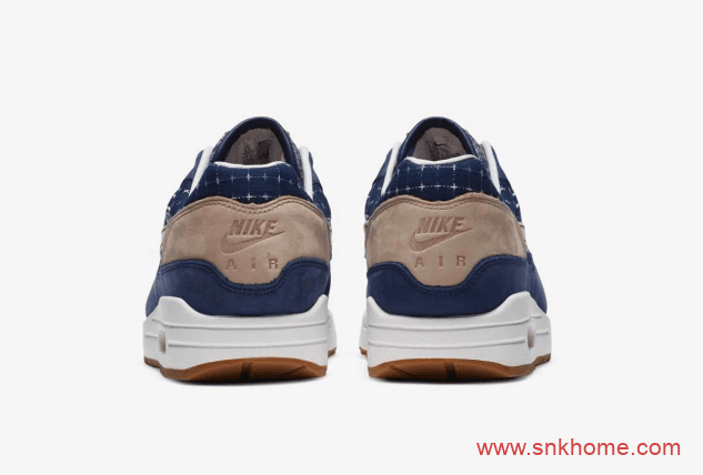 耐克牛仔气垫 Denham x Nike Air Max 1 耐克MAX90牛仔联名规格极高 货号:CW7603-400