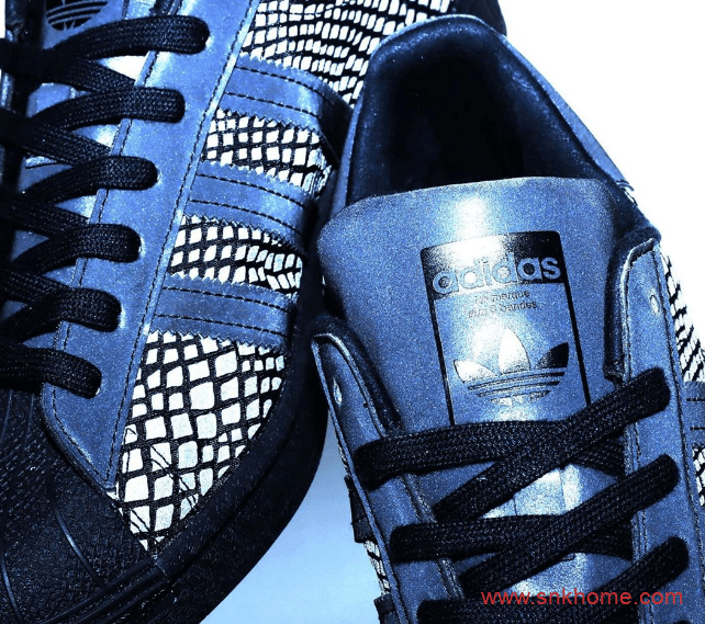 adidas Originals SUPERSTAR "G-SNK" 阿迪达斯贝壳头五十周年纪念蛇纹板鞋 货号:FY5253