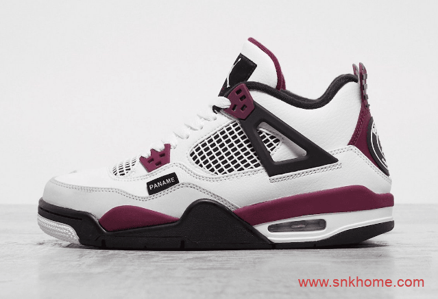 AJ4白紫联名款配色 PSG x Air Jordan 4 大巴黎发售日期 货号:CZ5624-100