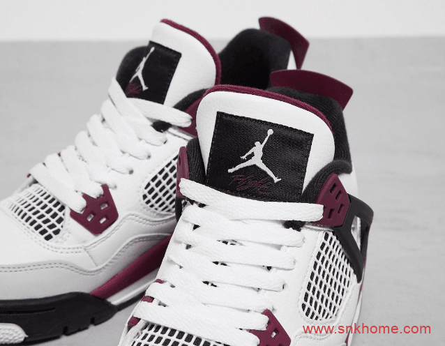 AJ4白紫联名款配色 PSG x Air Jordan 4 大巴黎发售日期 货号:CZ5624-100