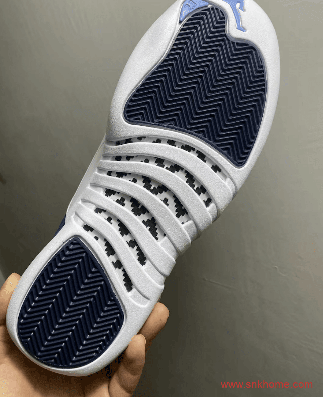 AJ12水洗蓝实战篮球鞋实物图 Air Jordan 12 “Indigo”下周发售 货号:130690-404