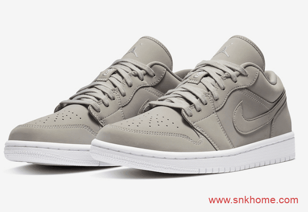 好穿搭的AJ低帮 Air Jordan 1 Low “Grey Fog” AJ1雾霾灰配色发售日期 货号:DC0774-002