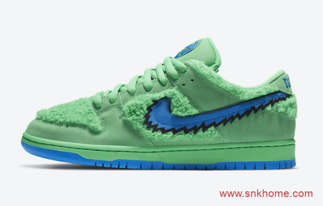 Grateful Dead x Nike SB Dunk Low 耐克五只熊 Dunk SB小熊系列发售日期 货号:CJ5378-300
