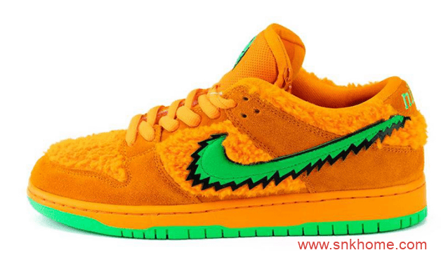 Grateful Dead x Nike SB Dunk Low 耐克五只熊 Dunk SB小熊系列发售日期 货号:CJ5378-300
