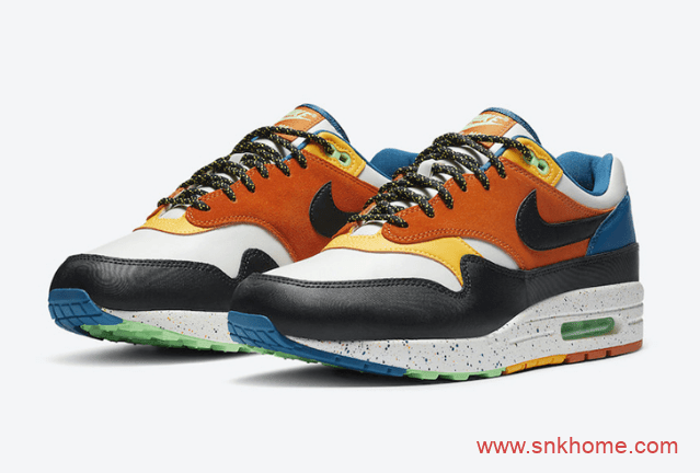 耐克MAX1多色拼接泼墨中底 Nike Air Max 1官图释出发售日期 货号:CZ8140-001