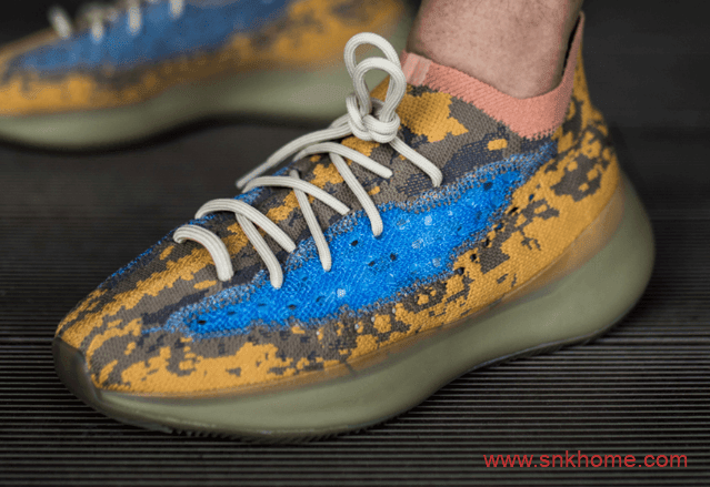 椰子跳票王 Yeezy Boost 380 “Blue Oat” 椰子380暴龙兽配色微信开启登记 货号:FY5137