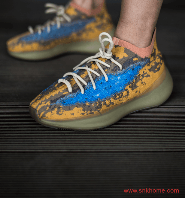 椰子跳票王 Yeezy Boost 380 “Blue Oat” 椰子380暴龙兽配色微信开启登记 货号:FY5137