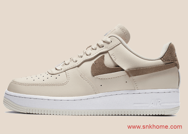 Nike Air Force 1 Low Vandalized “Light Orewood Brown”耐克空军奶茶色断钩解构鞋 货号:DC1425-100