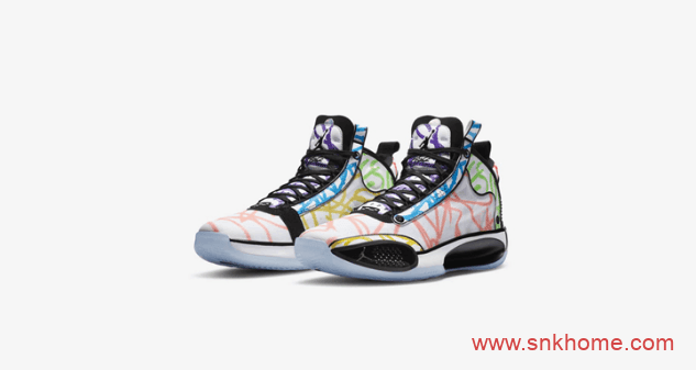 Air Jordan 34 Zion PE 锡安AJ34涂鸦PE官网已经上架 货号:DA1897-100