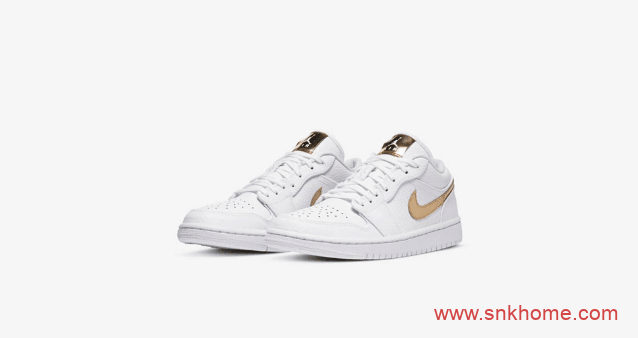 Air Jordan 1 Low “Metallic Gold” AJ1白金低帮发售日期 货号:CZ4776-100