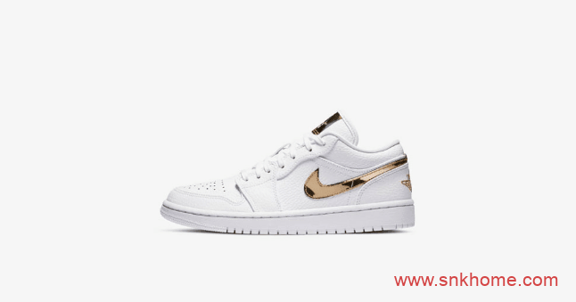 Air Jordan 1 Low “Metallic Gold” AJ1白金低帮发售日期 货号:CZ4776-100