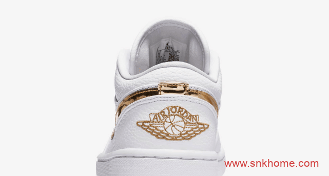 Air Jordan 1 Low “Metallic Gold” AJ1白金低帮发售日期 货号:CZ4776-100