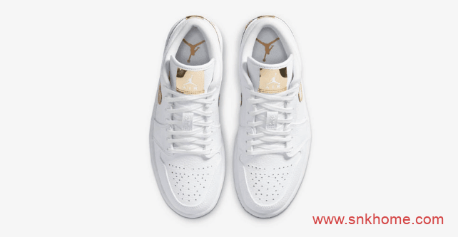 Air Jordan 1 Low “Metallic Gold” AJ1白金低帮发售日期 货号:CZ4776-100